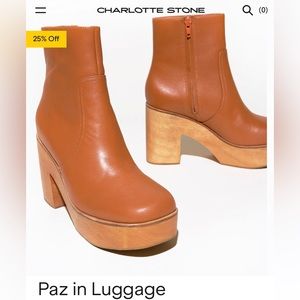 Charlotte Stone Paz Boots - Size 9. Barely worn!